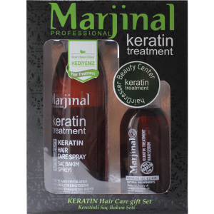 купити Набір для волосся Marjinal Professional Сироватка з кератином+спрей (73934) (8697426739359)