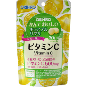 Вітаміни Orihiro Вітамін С 60 г 120 жувальних таблеток (4571157256740) ТОП в Вінниці