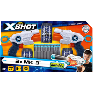 Набір швидкострільних бластерів Zuru X-Shot Excel MK 3 Double Pack (193052021366) ТОП в Вінниці