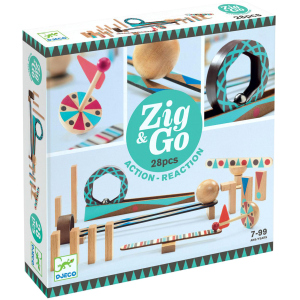 Настольная игра-конструктор Djeco Zig&Go 28 деталей (3070900056404) ТОП в Виннице