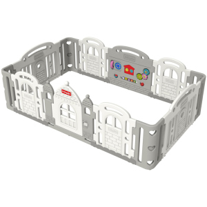 Дитячий манеж Dwinguler Castle Downy Grey (8809268161032) краща модель в Вінниці