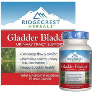 Природна добавка Комплекс RidgeCrest Herbals Для підтримки Сечостатевої Системи Gladder Bladder 60 капсул (355724003265)