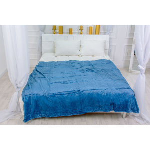 Плед MirSon №1002 Damask Blue 200x230 (2200002981651) в Вінниці