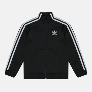 Спортивна кофта дитяча Adidas Track FM5681 140 см Black (4062054668298) краща модель в Вінниці