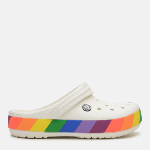 хорошая модель Кроксы Crocs Jibbitz Crocband Rainbow Block 206361-94S-M8/W10 41-42 25,5 см Белые (191448456921)