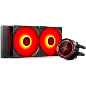 Система жидкостного охлаждения DeepCool Gammaxx L240T Red