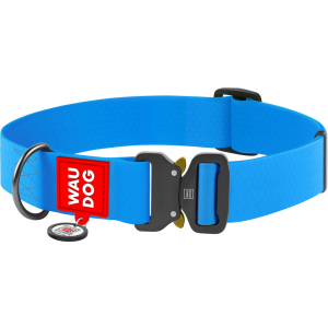 Ошейник Collar Waudog Waterproof XXL 40 мм 43-70 см Голубой (28012) лучшая модель в Виннице