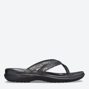 В'єтнамки Crocs Jibbitz Capri Strappy Flip 205478-060-W6 36-37 22.9 см Чорні (191448310056) ТОП в Вінниці