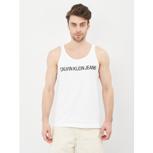 Майка Calvin Klein Institutional Logo Reg Tank J30J315249-YAF L Ck White (8719852659008) ТОП в Вінниці