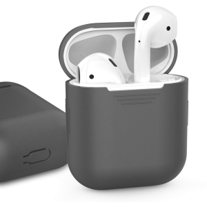 Класичний Силіконовий чохол AhaStyle для Apple AirPods Gray (AHA-01020-GRY) в Вінниці