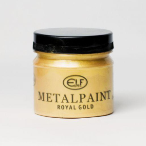 Фарба акрилова декоративна металізована Ельф Decor Metalpaint Royal Gold 150мл