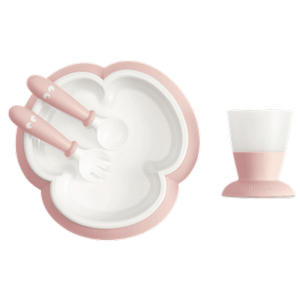 Дитячий набір для годування BabyBjorn Baby Feeding Set Powder Pink (78164) рейтинг