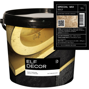 Декоративный воск Elf DecorSpecial Wax 1 л Gold (mba1d124w) лучшая модель в Виннице