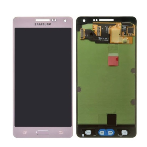 Дисплей (экран) для Samsung A500H Galaxy A5 (2015), A500F + тачскрин, розовый, Soft Pink, оригинал Original надежный