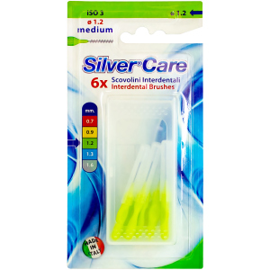 Межзубные ершики Silver Care 6 шт средние (8009315041243) в Виннице