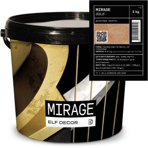 Декоративна штукатурка Elf Decor Mirage 0.5 - 1 мм 1 кг Gold (mba1mgold) в Вінниці