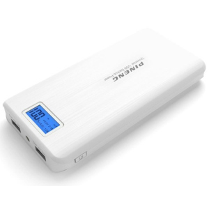 Портативная Универсальная батарея Power Bank PINENG PN999 20000 mAh Белый лучшая модель в Виннице