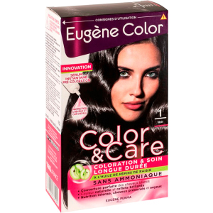 Фарба для волосся Eugene Perma без аміаку Color &amp; Care 1 Чорний 125 мл (3140100336191) ТОП в Вінниці
