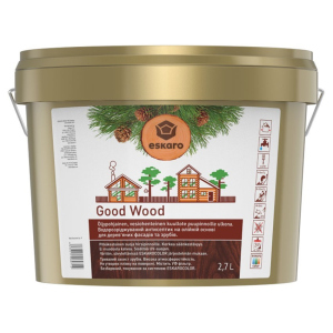 Морилка для дерева Eskaro Good Wood 2.7 л прозорий; тонування в Вінниці