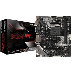 Материнская плата ASRock B450M-HDV R4.0 лучшая модель в Виннице