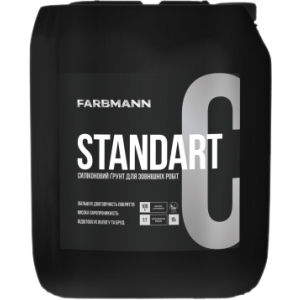 Силіконовий ґрунт FARBMANN Standart C 10 л Молочно-білий (4823046204661) ТОП в Вінниці