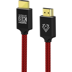 Кабель Vertux VertuLink-150 HDMI 2.1 UltraHD-8K HDR eARC 1.5 м Bloodyred (vertulink-150.bloodyred) ТОП в Вінниці