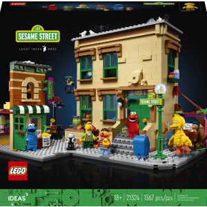 Конструктор LEGO Ideas Улица Сезам 123 1367 деталей (21324) (5702016819953) ТОП в Виннице