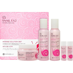 Набір для догляду за обличчям Enough Bonibelle Snail EX2 Intense Solution Муцин Слимаки 3Set (8809605870207) в Вінниці