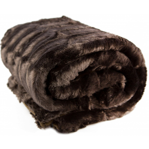 Плед LIFETIME Furry blanket Коричневий 120x150 см (871125227910-1 brown) краща модель в Вінниці