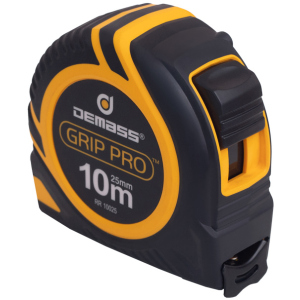 Рулетка измерительная Demass Grip Pro 10 м (RR 10025) в Виннице