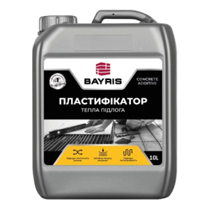 Пластификатор теплый пол Bayris добавка в бетон 10л в Виннице