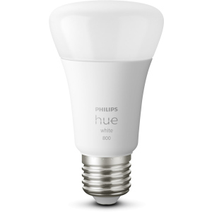 Умная лампа Philips Hue Single Bulb E27, 9W(60Вт), 2700K, White, Bluetooth, димируемая (929001821618) в Виннице