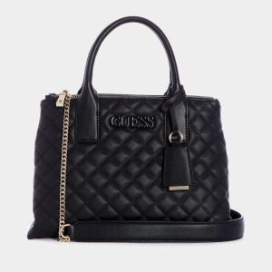 Сумка женская Guess Elliana Satchel 562 Черная (H2000029600005) лучшая модель в Виннице