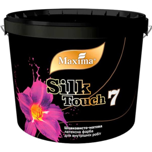 Шовковисто-матова латексна фарба "Silk Touch 7" Maxima 3.5 кг (4823083307868) краща модель в Вінниці