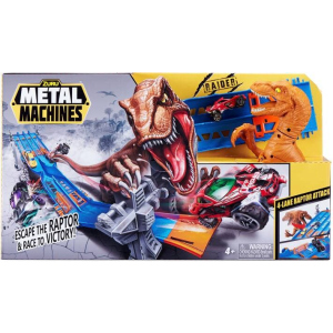 купить Игровой набор Metal Machines 4 Lane Madness Безумный динотрек (193052004932)