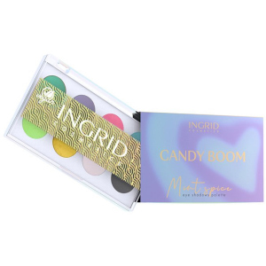 Палетка тіней Ingrid Cosmetics Candy Boom Mint Spice 8 кольорів 9.5 г (5902026662574) краща модель в Вінниці