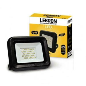 LED прожектор Lebron LF, 30W, LED, 2400Lm, 6200К (4748) ТОП в Вінниці