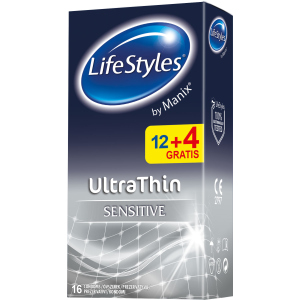 Презервативы LifeStyles Ultrathin латексные 16 шт (5011831089992) надежный