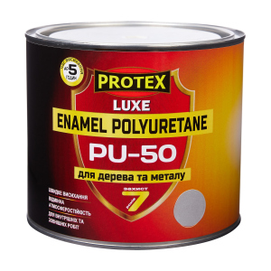 купити Емаль поліуретанова LUXE PU-50 PROTEX 2.4кг біла