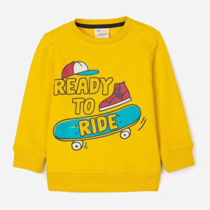 купити Світшот утеплений Zippy Fleece Sulphur 3103308301 95 см Yellow (5602156874280)