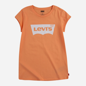 Футболка детская Levi's Lvg S/S Batwing Tee 3E4234-N3E 116 см Оранжевая (3665115456318) ТОП в Виннице