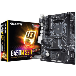 Материнська плата Gigabyte b450m s2h Socket am4 ТОП в Вінниці