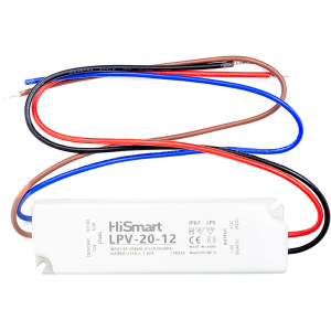 Блок живлення HiSmart 12V 1.67А 20W IP67 (LPV-20-12)