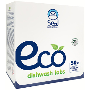 Таблетки для посудомоечной машины Seal Eco for Nature для мытья и полоскания посуды 50 шт (4750104001705) в Виннице