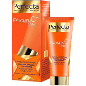 Маска для лица и шеи Perfecta Fenomen C 20% Booster Mask 60 мл (5900525044327) ТОП в Виннице