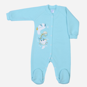 Человечек утепленный Baby Veres 101.101-13-4910 Blue Tint 74 см Мятный (2000994470207) лучшая модель в Виннице