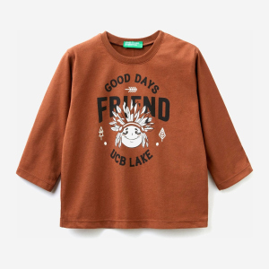 Футболка с длинными рукавами United Colors of Benetton 3ATNC15FE.P-09K 82 см (8033379331200) ТОП в Виннице