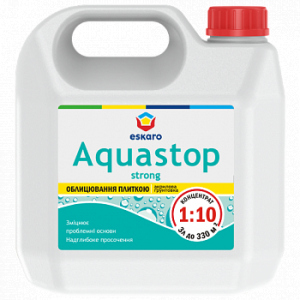 Ґрунтовка Eskaro Aquastop Strong 3 л краща модель в Вінниці