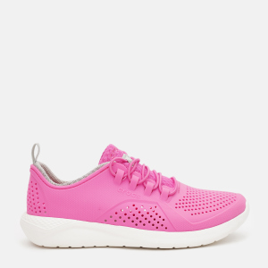 Кроссовки детские Crocs Kids’ Literide™ Pacer 206011-6QR-J1 31-32 Electric Pink/White (191448525825)