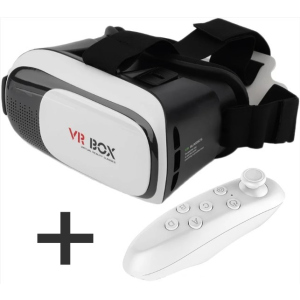 Очки виртуальной реальности 3D VR Box 2.0 Remax + пульт в подарок, черно-белые F_130127 в Виннице